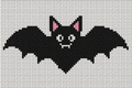 5x6 Bat Needlepoint Canvas