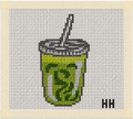 5x6 Iced Matcha Needlepoint Canvas