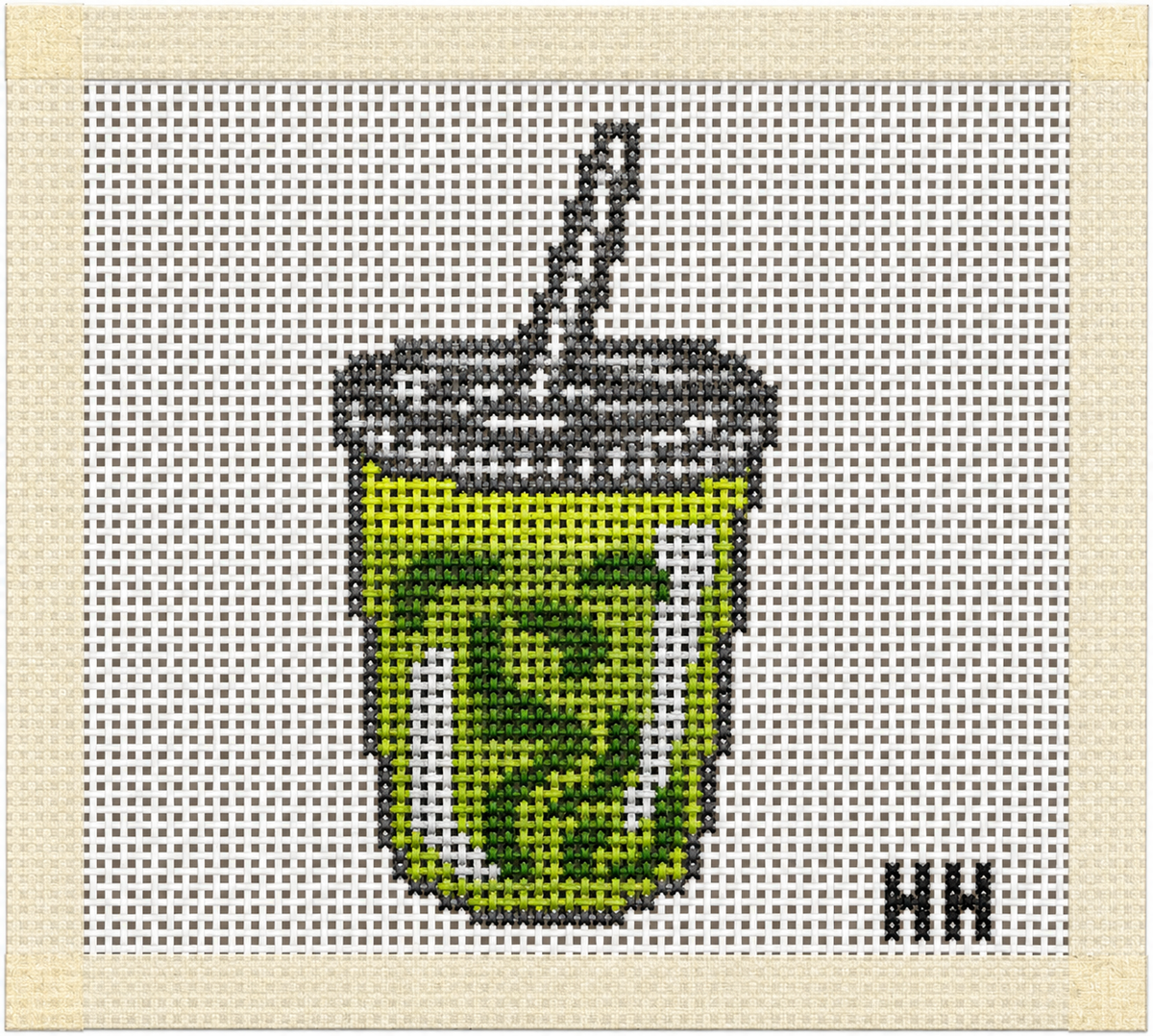 5x6 Iced Matcha Needlepoint Canvas