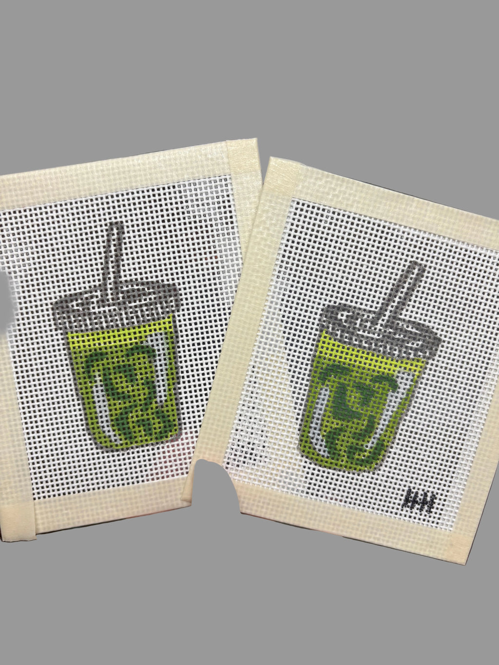 5x6 Iced Matcha Needlepoint Canvas