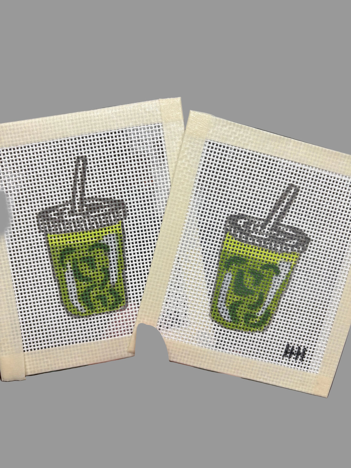 5x6 Iced Matcha Needlepoint Canvas