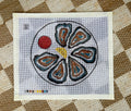 10x10 Oysters On Half Shell Needlepoint Canvas