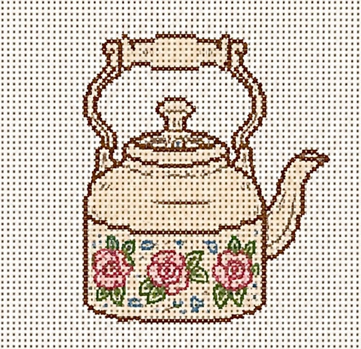 Vintage Kettle Needlepoint